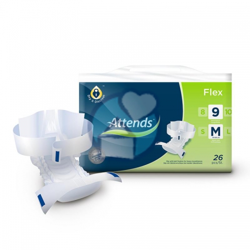 Attends Flex 9 Medium Incontinentie 75-105 cm 26 Stücke