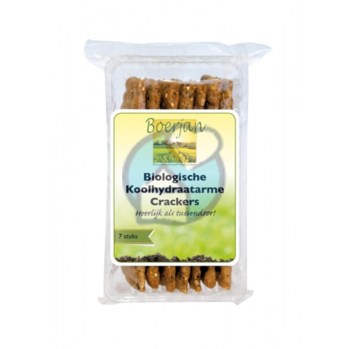 Boerjan Crackers Koolhydraatarm Biologisch 7 Stücke
