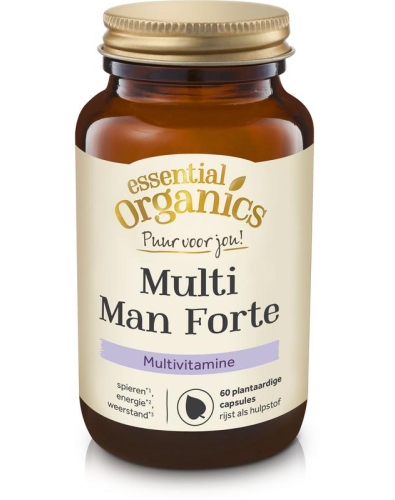 60 capsules Essential Organics Puur Multi Man Forte