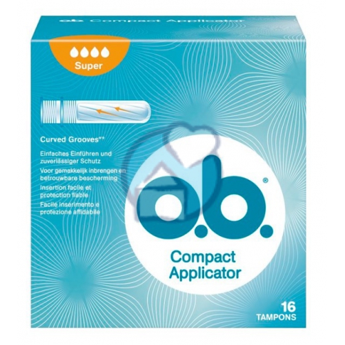 Ob Tampons Pro Comfort Applicator Super 16 Stücke