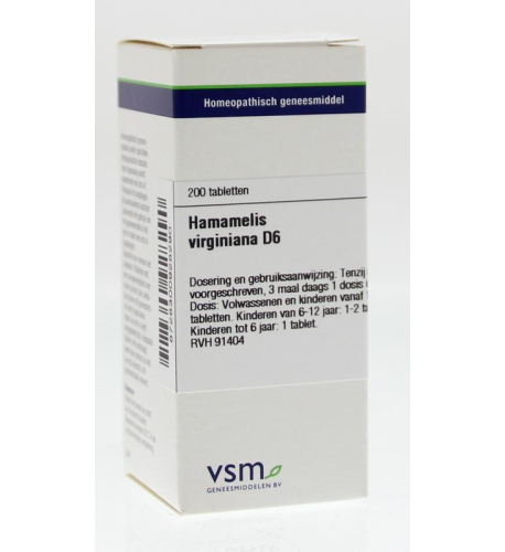  VSM Enkelvoudige Homeopathie Hamamelis Virginiana D6