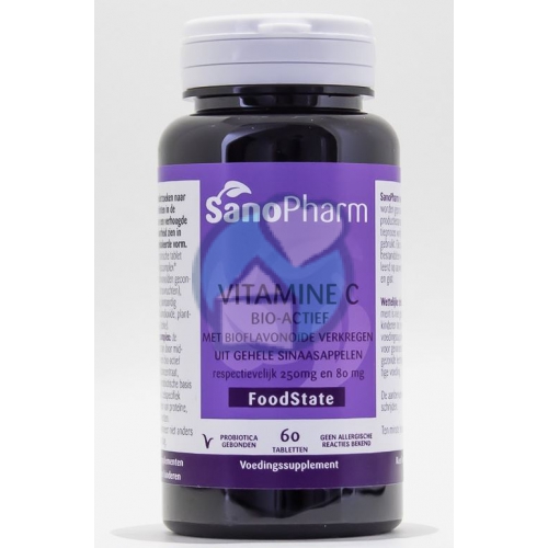 60 tabletten SanoPharm Foodstate Vitamine C