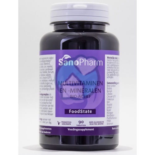 90 tabletten SanoPharm Multivitaminen en Mineralen