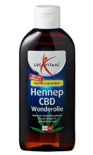 200 Ml Lucovitaal CBD Hennep Wonderolie