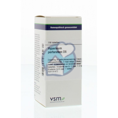  VSM Enkelvoudige Homeopathie Hypericum Perforatum D6