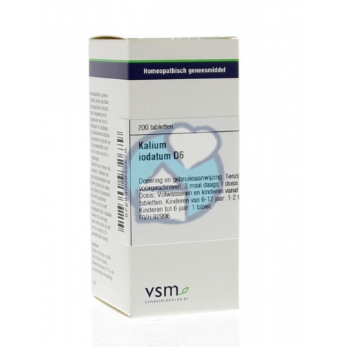  VSM Enkelvoudige Homeopathie Kalium Iodatum D6