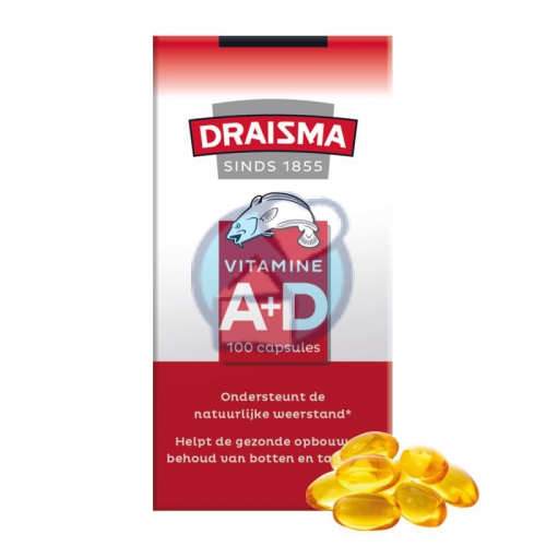 100 Kapseln Draisma Vitamine A+D Levertraan