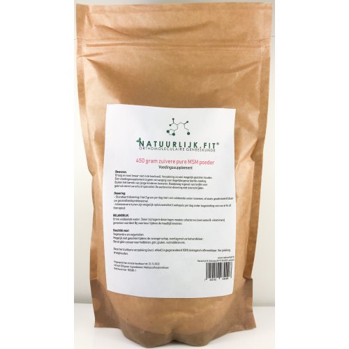 450 gram Natuurlijk.Fit Pure MSM Poeder