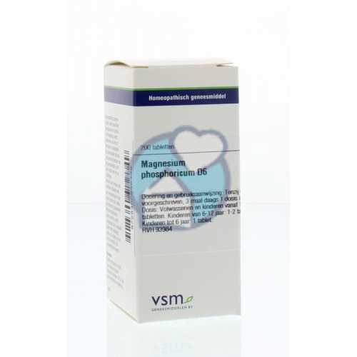 VSM Enkelvoudige Homeopathie Magnesium Phosphoricum D6