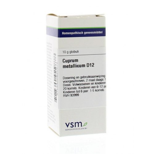 VSM Enkelvoudige Homeopathie Cuprum Metallicum D12
