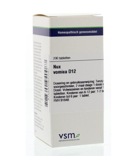 VSM Enkelvoudige Homeopathie Nux Vomica D12