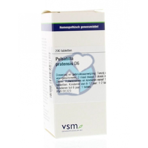 VSM Enkelvoudige Homeopathie Pulsatilla Pratensis D6