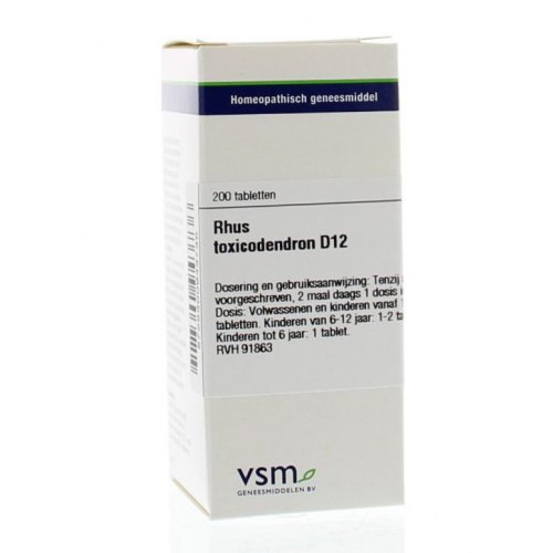 VSM Enkelvoudige Homeopathie Rhus Toxicodendron D12