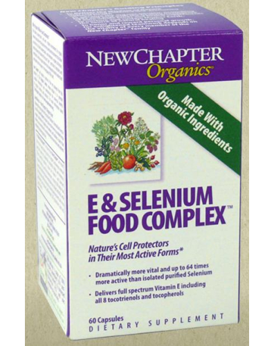 NewChapter E Selenium Food Complex 60 capsules