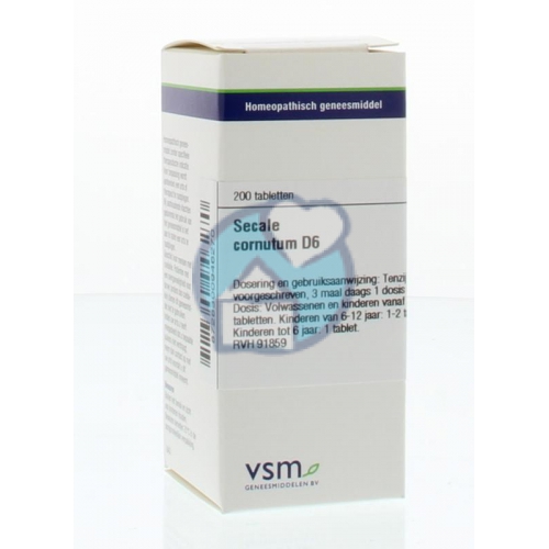 VSM Enkelvoudige Homeopathie Secale Cornutum D6