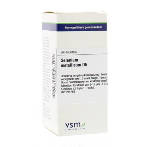VSM Enkelvoudige Homeopathie Selenium Metallicum D6
