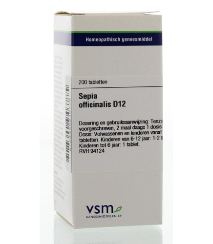 VSM Enkelvoudige Homeopathie Sepia Officinalis D12