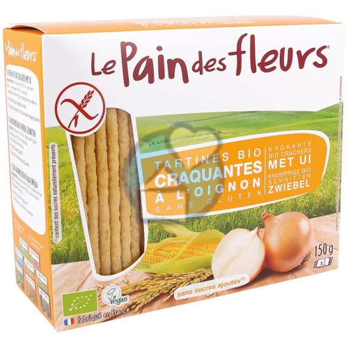 Le Pain des Fleurs Krokante Bio Crackers met Ui Biologisch