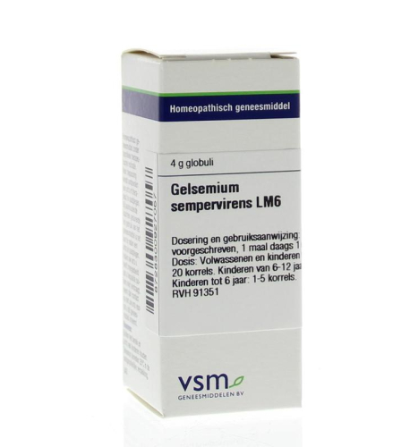 VSM Enkelvoudige Homeopathie Gelsemium Sempervirens Lm6