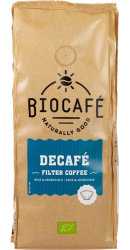 BioCafe Decafé Filter Koffie Cafeinevrij Biologisch 250 gram