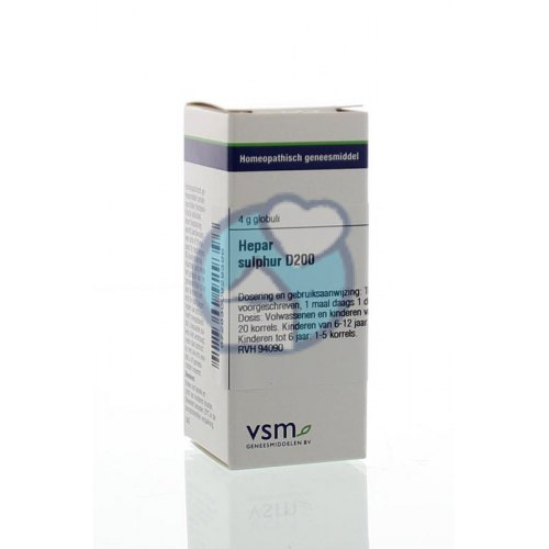 VSM Enkelvoudige Homeopathie Hepar Sulphur D200