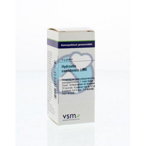 VSM Enkelvoudige Homeopathie Hydrastis Canadensis Lm6