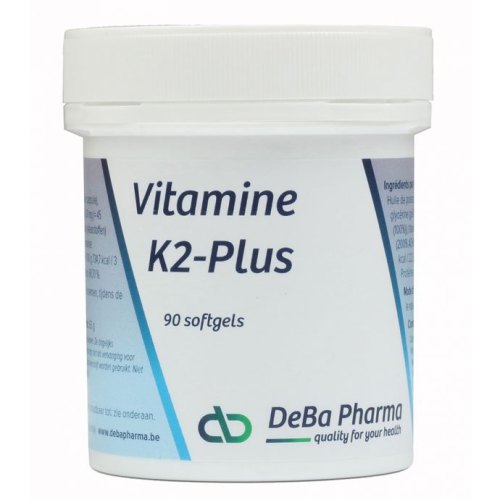 90 Softgels DeBa Pharma Vitamine K2 Plus