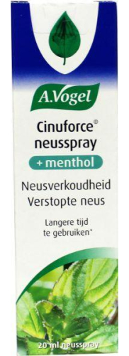 A.Vogel Cinuforce Neusspray + Menthol 20 ml