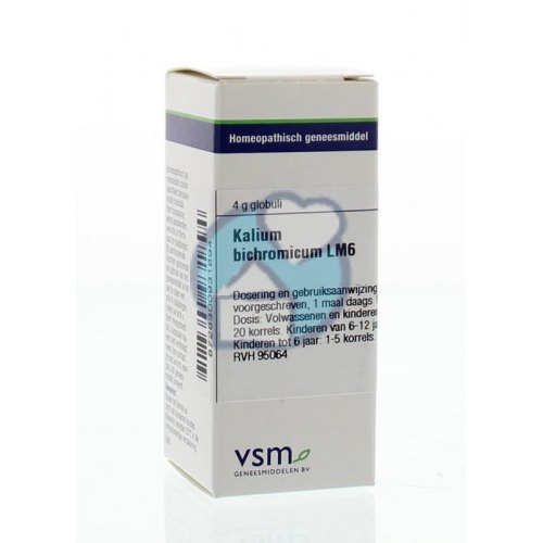 VSM Enkelvoudige Homeopathie Kalium Bichromicum Lm6