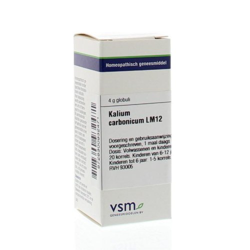 VSM Enkelvoudige Homeopathie Kalium Carbonicum LM12