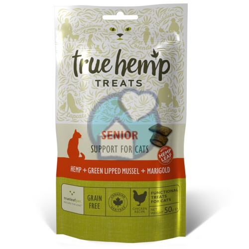 Treats Senior Support for Cats True Hemp 50 gram kopen Gezondheid aan