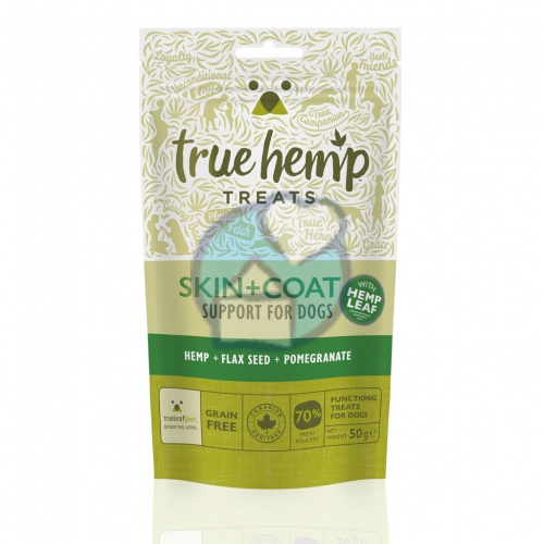 Treats Skin + Coat Support for Dogs True Hemp 50 gram kopen
