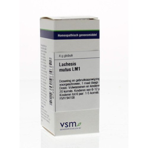 VSM Enkelvoudige Homeopathie Lachesis Mutus LM1
