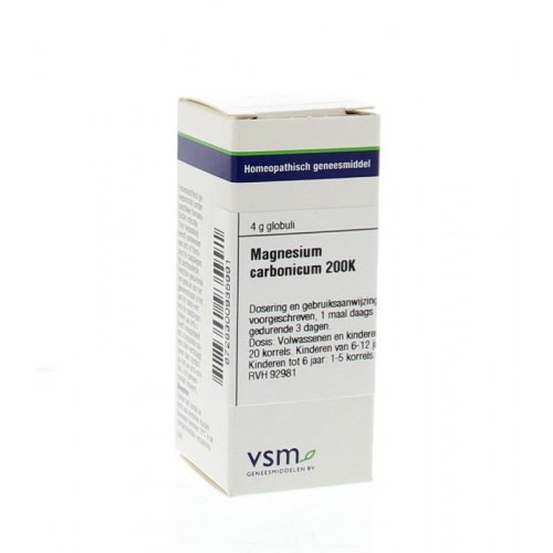 VSM Enkelvoudige Homeopathie Magnesium Carbonicum 200K