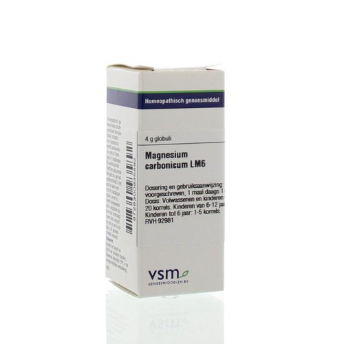 VSM Enkelvoudige Homeopathie Magnesium Carbonicum Lm6