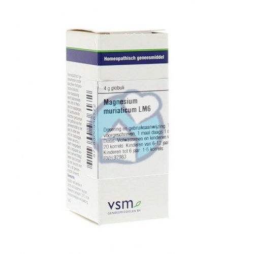 VSM Enkelvoudige Homeopathie Magnesium Muriaticum Lm6