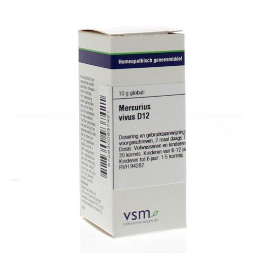 VSM Enkelvoudige Homeopathie Mercurius Vivus D12