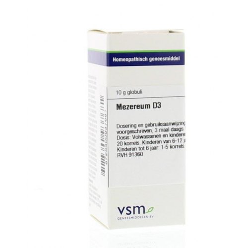  VSM Enkelvoudige Homeopathie Mezereum D3
