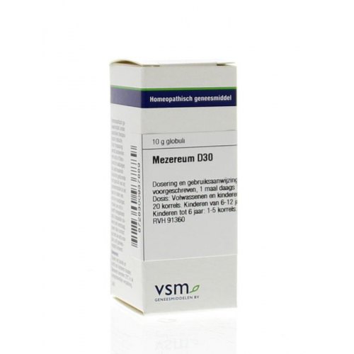 VSM Enkelvoudige Homeopathie Mezereum D30