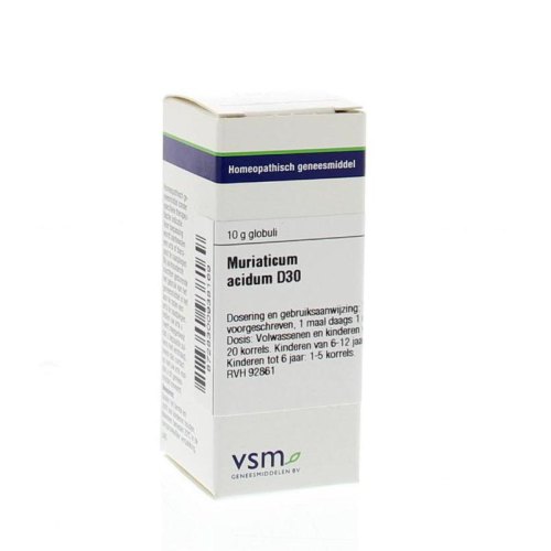 VSM Enkelvoudige Homeopathie Muriaticum Acidum D30