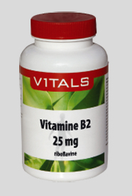 Vitals Vitamine B2 25 mg 100 Kapseln