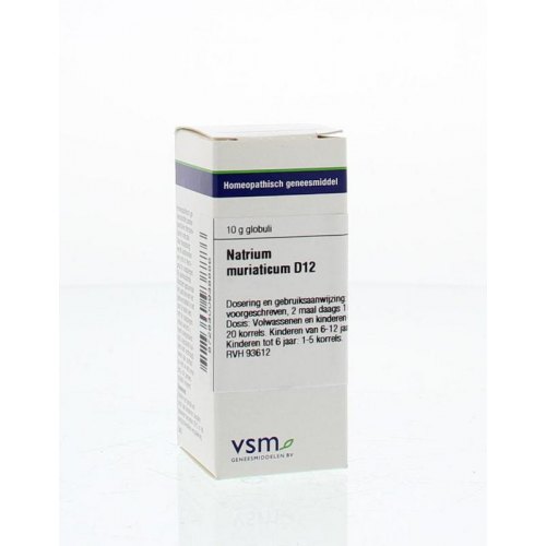 VSM Enkelvoudige Homeopathie Natrium Muriaticum D12