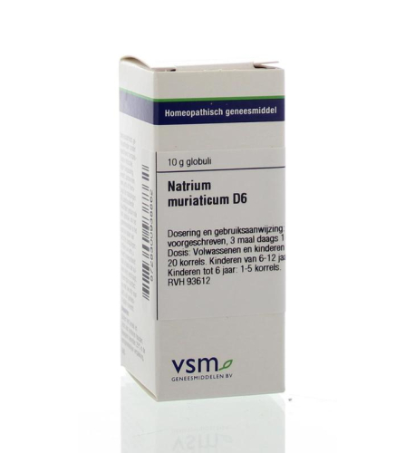 VSM Enkelvoudige Homeopathie Natrium Muriaticum D6