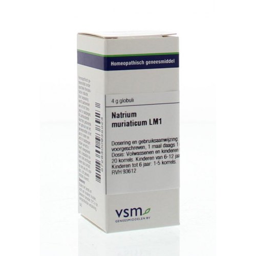 VSM Enkelvoudige Homeopathie Natrium Muriaticum LM1