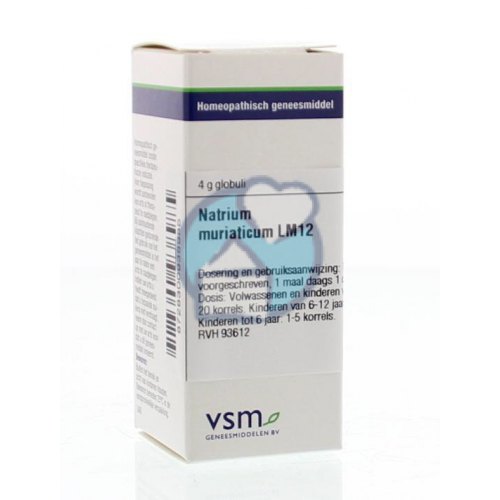 VSM Enkelvoudige Homeopathie Natrium Muriaticum LM12