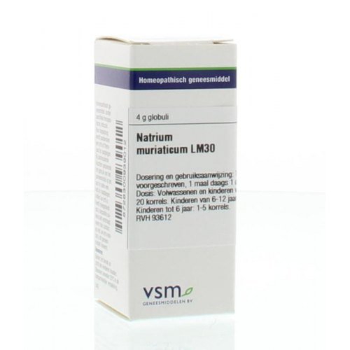 VSM Enkelvoudige Homeopathie Natrium Muriaticum Lm30