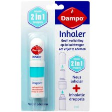 2 in 1 Neus Inhaler + Inhalatie Druppels Dampo 2 ml kopen - Gezondheid ...