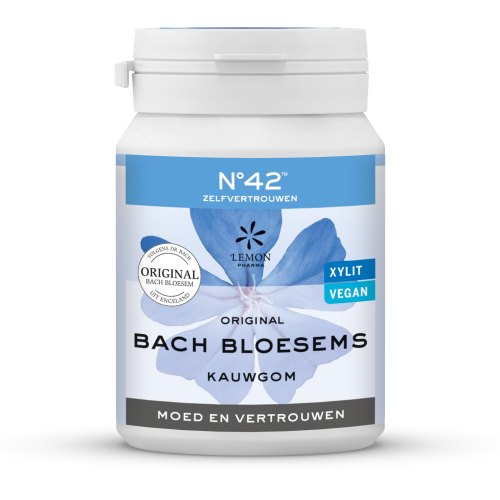 Lemon Pharma No. 42 Bach Bloesems Kauwgom Moed & Vertrouwen 40 Stücke