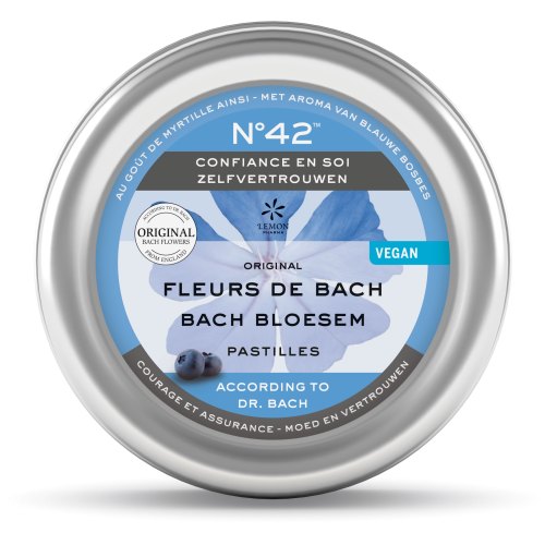 Lemon Pharma No. 42 Bach Bloesems Pastilles Moed & Vertrouwen
