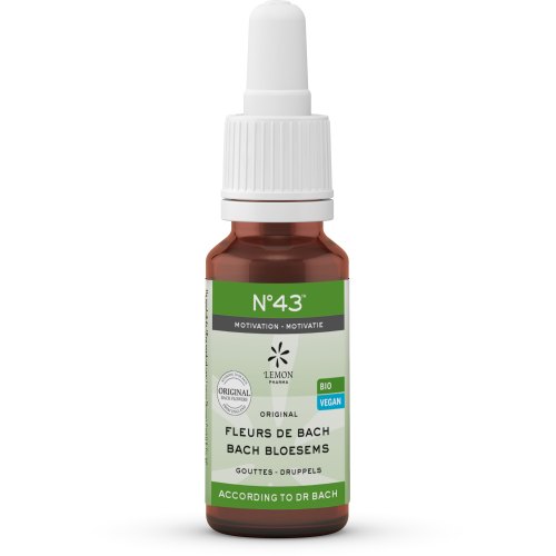 Lemon Pharma No. 43 Bach Bloesems Motivatie Biologisch